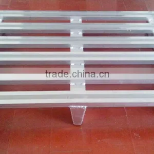 OEM Flat Single-Face Aluminum Pallet Two Way Entry thumbnail-1