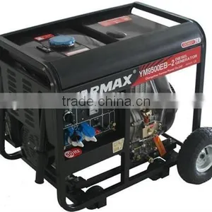 7kva Air Cooled Portable Open Type Diesel Generator thumbnail-1