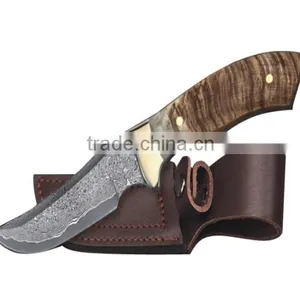 Camping Knife Application and Damascus Knives Hunting Knife thumbnail-1