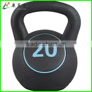 Sand and Concrete Filled Vinyl Kettle Bell Set thumbnail-6