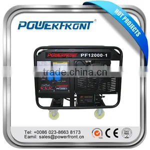 PF12000 Single Phase or 3 Phase Optional V-twin Electric Start 10kw Gasoline Generator thumbnail-1