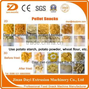 China Best Sale 3D Extrusion Food Bugles Process Line From Jinan Dayi thumbnail-3