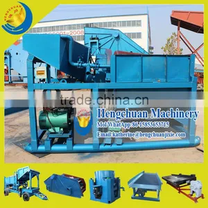 China New Product for 2016 Skid Type 10 Tons Per Hour Small Gold Trommel/Trommel Screener for Sale thumbnail-1