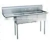 GRT - S3 - 242414 - 24L - 16 3 Compartment Stainless Steel Sink thumbnail-1