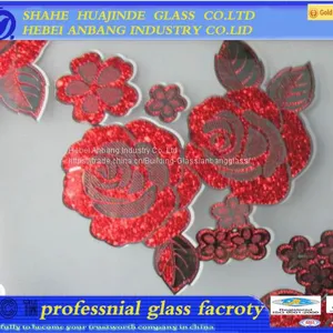 Acid Etched Glass and Ice Flower, Decorative Art Door Window Glass thumbnail-1