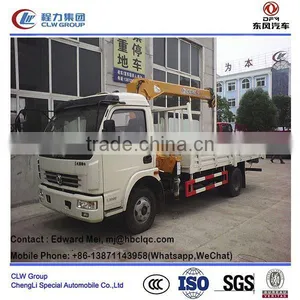 Dong Feng 6 Ton Mobile Crane Truck for Sale/ 6 Ton Truck Mounted Crane / 6 Ton Knuckle Crane Truck thumbnail-1