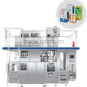 7000 CPH Beverage Aseptic Carton Filling Machine Milk Carton Packing Machine thumbnail-1