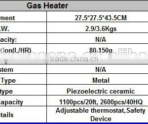 2016New Product Hanging Gas Heater OC5000 thumbnail-3