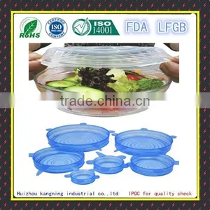 Food Grade Heat Resistant Flexible Silicone Lid,stretch Cover,food Cover thumbnail-2