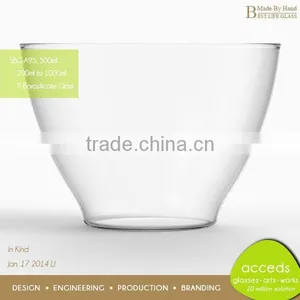 Double Wall Clear Glass Small Dessert Bowls thumbnail-6
