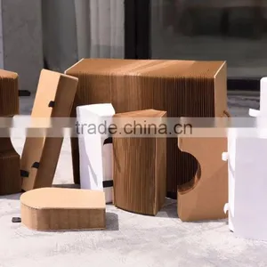 Weshine-Modern Accordion Paper Home Furniture Bench thumbnail-3