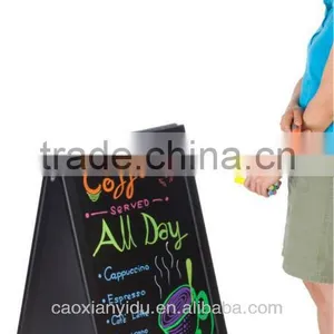 Chalkboard With A-stand Outdoor A-frame Banner Display Promotional Board Display Board thumbnail-1