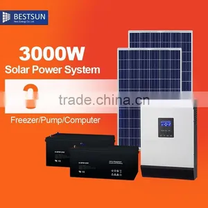 3KW 2017 Chinese Factory Price High Efficency Low Price 255W Solar Power System for Sale thumbnail-1