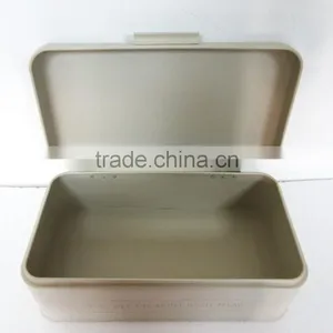 Rectangular Cream Food Kitchen Storage Enamel Bread Bin Box thumbnail-2