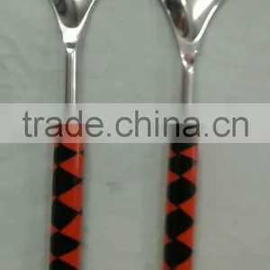Wood Handle Metal Cutlery thumbnail-1