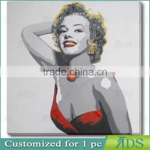 Amazon Hotselling 100% Handmade Wall Art Beautiful Girl Sex Oil Picture Painting thumbnail-6
