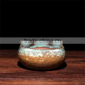 Yixing Indoor Mini Clay Flower Pots, Ceramic Cup Shaped Flower Pot thumbnail-4