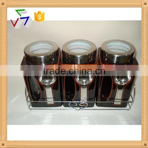 New Style Porcelain Canister With Spoon thumbnail-1