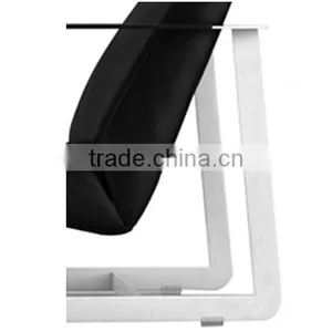 Modern Metal Base Designer French Arm Chair thumbnail-3