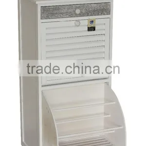 2016 Sell Well Euro Style White Lacquer Shoes Cabinet thumbnail-1