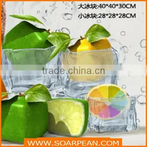 Window Display Props Marketing Promotional Special Clear Resin Ice Cubes thumbnail-2