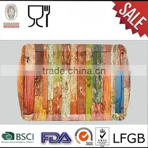 Colorful Melamine Serving Tray,rectangular Custom Printing Melamine Tray thumbnail-1