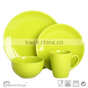 Brown Simple Design Solid Color Ceramic Dinnerware Sets Henan China thumbnail-4