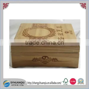 Handmade Feature and Food Industrial Use Wooden Mooncake Box thumbnail-1