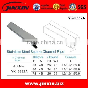China Cheap Stainless Steel Handrail Pipe Slot Pipe YK-9352A thumbnail-2