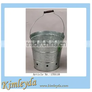Galvanized BBQ Bucket,galvanized Bucket,Metal Bucket thumbnail-1