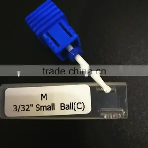 Shank Diameter 2.3mm Medium Type Ceramic Burr For Nail 1 Piece Huaxing Small Ball Head Huaxing Head Diameter thumbnail-2
