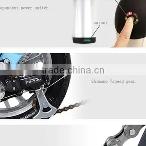 Electric Folding Bicycle With Brushless Hub Motor thumbnail-3