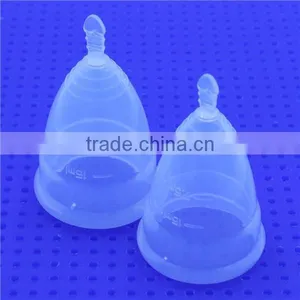 Reusable Fda Medical Women Silicone Ladies Menstrual Cup Reusable Feminine Cup Lady Cup thumbnail-3
