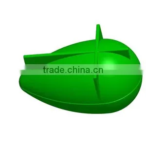 1 Cavity Silicone Tray Ice Ball Sphere Ice Cube Green Drop Shape Ice Maker thumbnail-1
