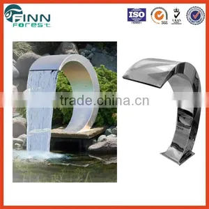 European Design Decoration Stainless Steel 304 Cobra Indoor Waterfall thumbnail-2