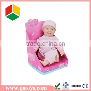 Creative Design ABS Functional Plastic Baby Doll Toy With 6sounds for Sale thumbnail-1