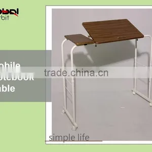 High Quality Office Laptop Table With Wheels, Mobile Computer Table Cart thumbnail-1