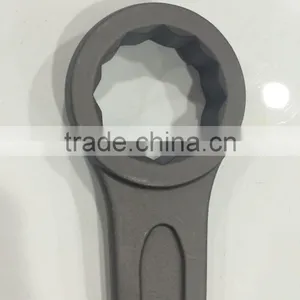 Carbon Steel 12 Points Heavy Duty Ring Spanner, Various Sizes Spanner thumbnail-4
