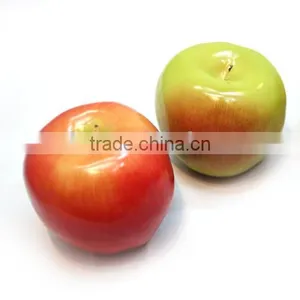 2 Artificial Apples Red and Green Fruits Faux Fruits Wholesale thumbnail-1