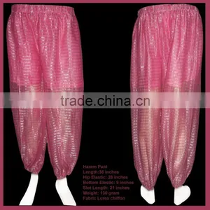 Belly Dance Harem Pant Made of Lurex Chiffon thumbnail-1