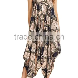 Clothing Summer Fashion PRINT CAMISOLE JUMPSUIT Womens Rompers Jumpsuits thumbnail-2