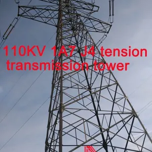 MEGATRO 110KV 1A7 J4 Tension Transmission Tower thumbnail-1