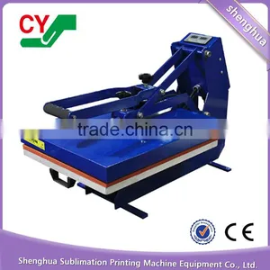 CE SGS Semi-automatic High Printing Pressure Heat Press Machine T-shirt thumbnail-2