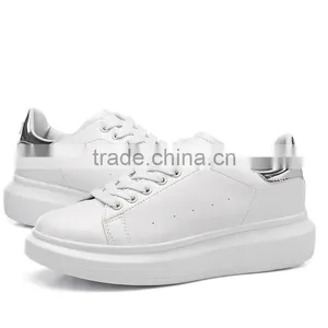 Simple Classics Brand Women Leather Casual Shoes Sneakers Sample for Female, Adults Casual Leather Shoes Good Quality From China thumbnail-4