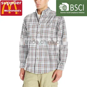 2017 Trend High Quality Large Size Plaid Shirt thumbnail-2