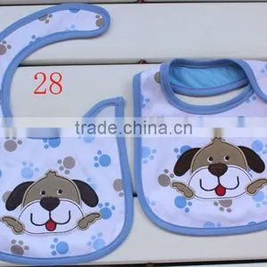 100% Cotton Waterproof Bib With Frog Design thumbnail-1