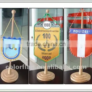 Cheap Printed Pennant Table Desk Flag Holder thumbnail-1