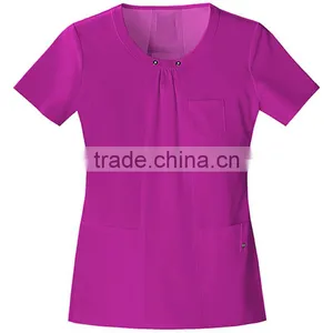 Women's Nursing Uniform Top thumbnail-2