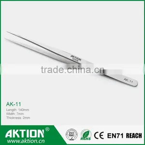 Precision Professional Watchmakers Tweezers Pointed Straight AK-11 thumbnail-1