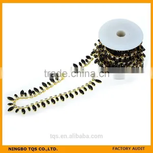 New Design Black Acryl Rhinestone Cup Chain thumbnail-1